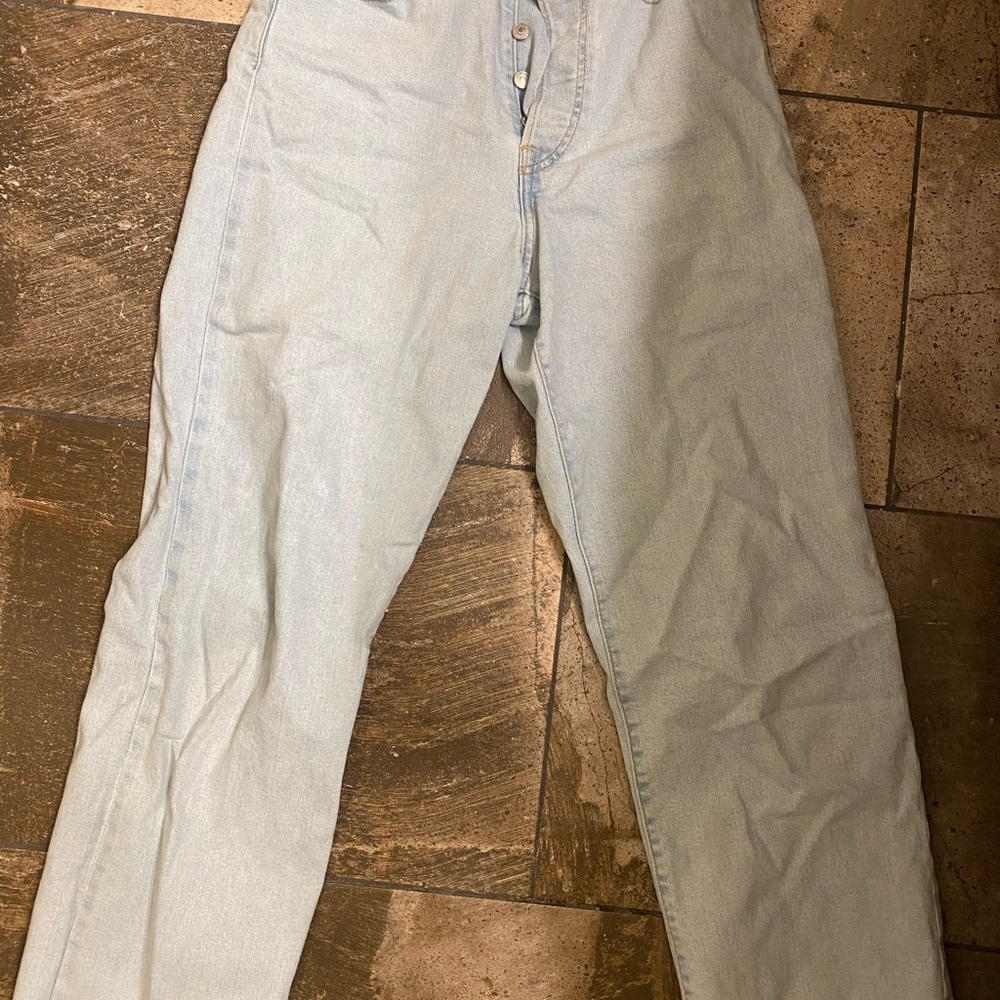 Levi's Light Blue Ankle & Cropped Jeans